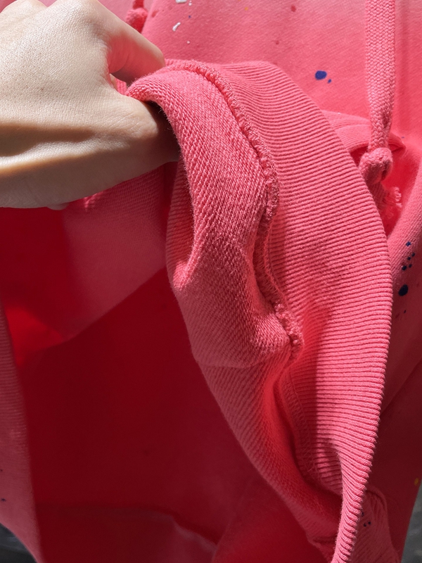 ブランドパーカー角部分ディテール